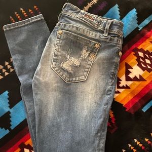 Ankle/  skinny leg miss me jeans